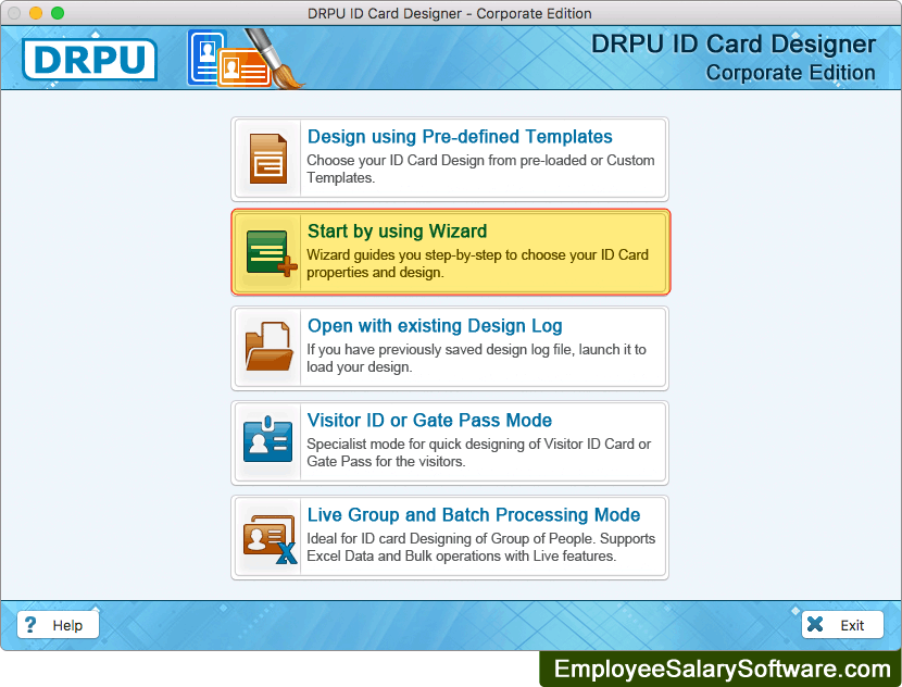 id card designer corporate edition for mac screenshots to design id card designing