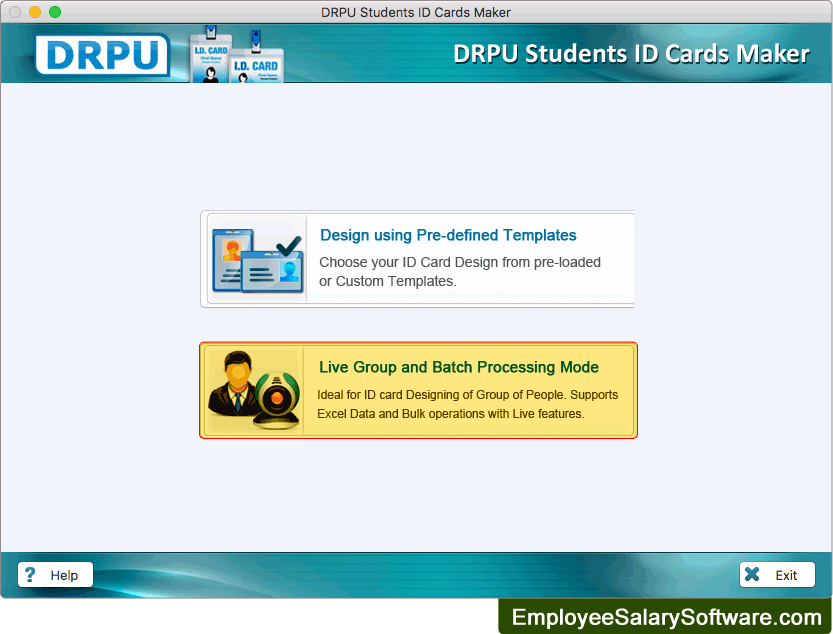 students id cards maker for mac screenshots to know how to design id