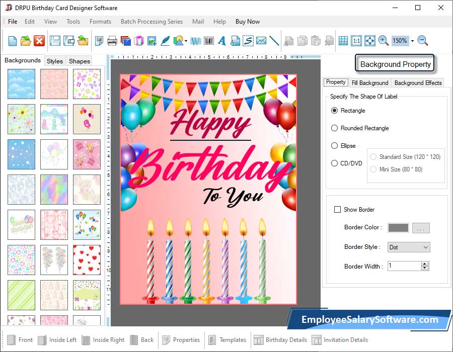 Birthday Cards Designing Software 