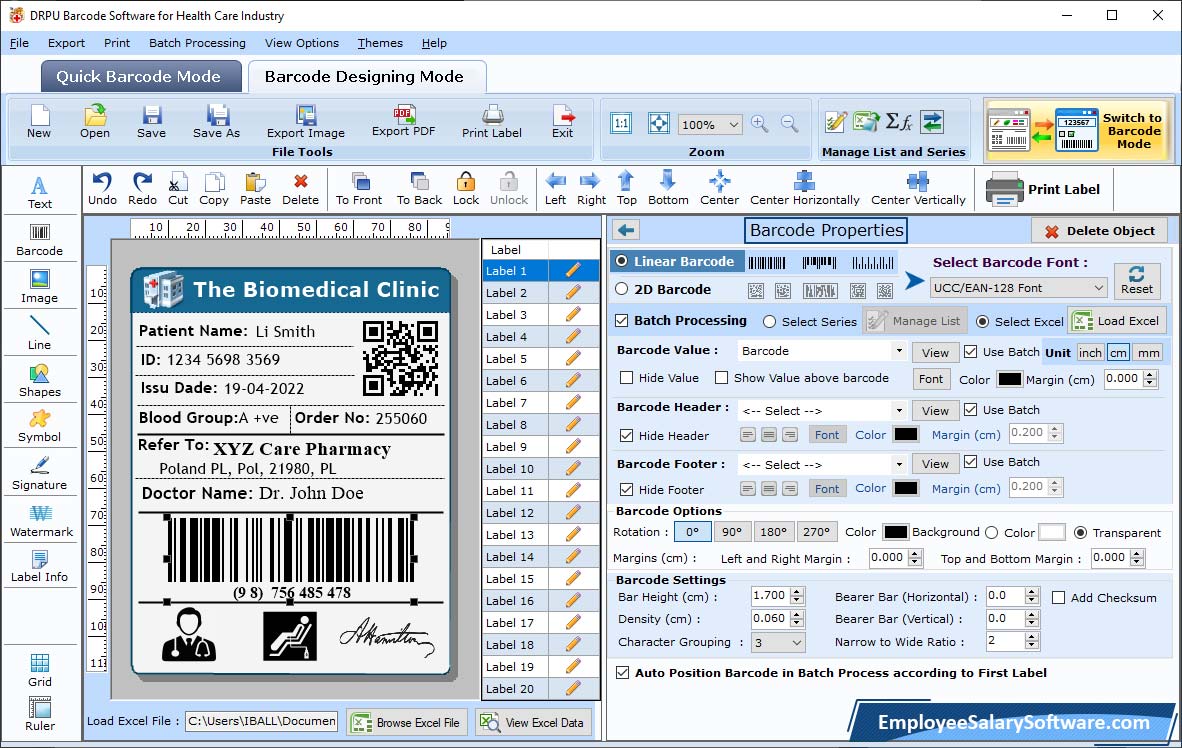 Barcode  Properties 