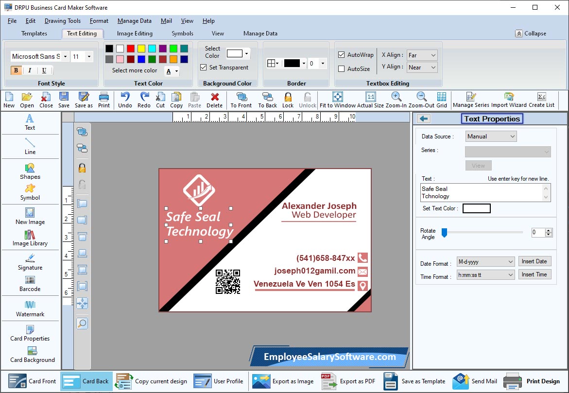 Business Card Maker Software