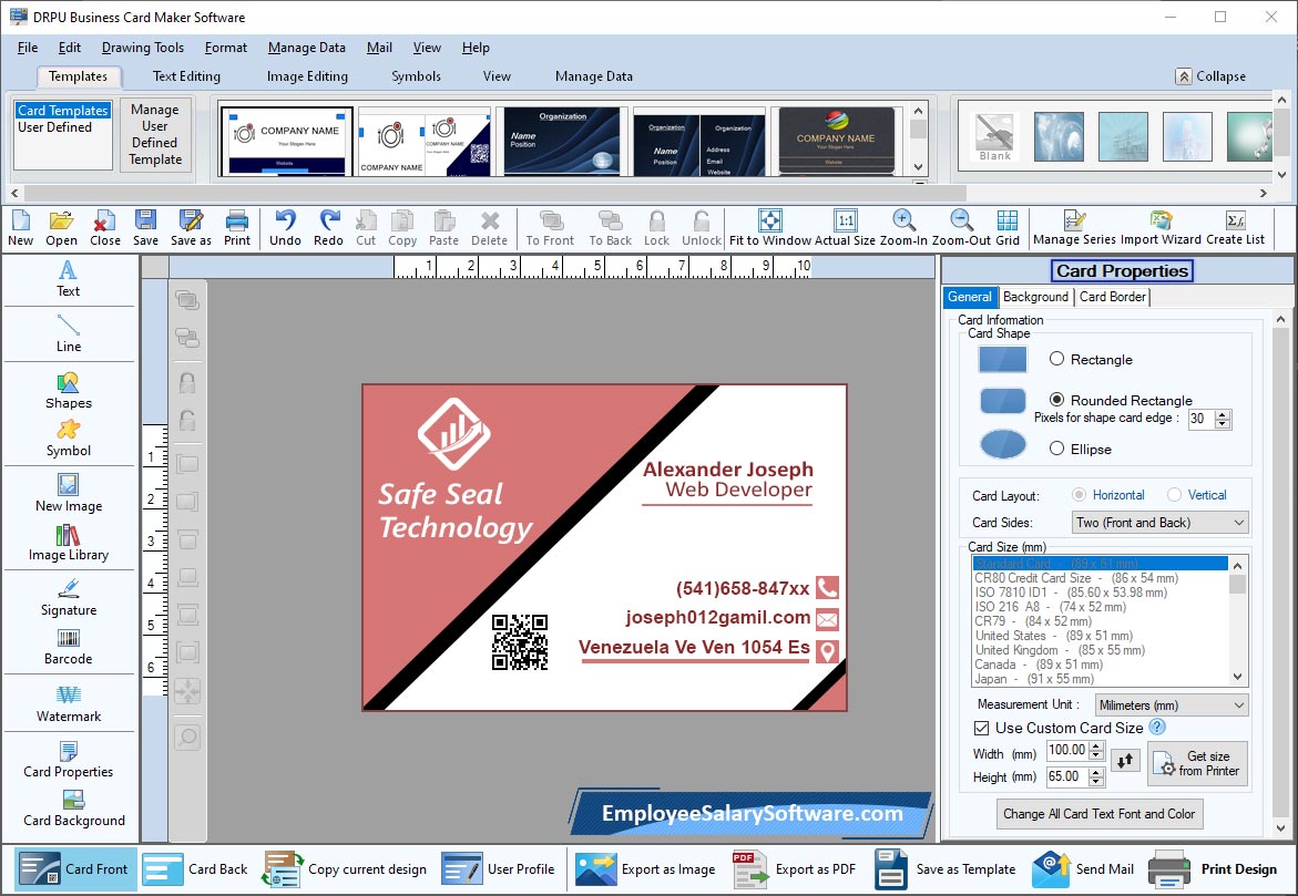  Business Card Maker Software 