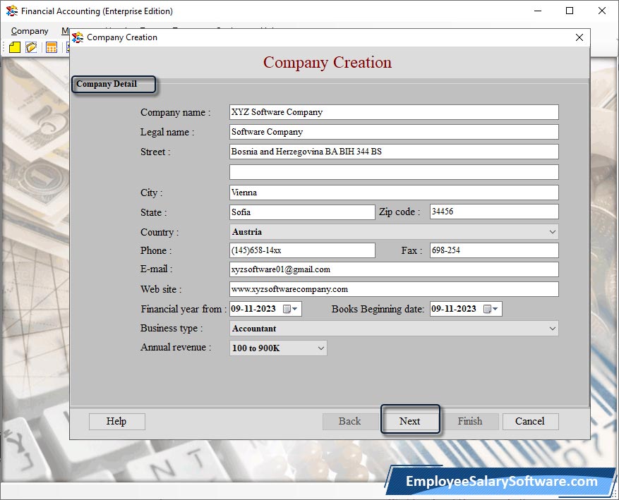 Financial Accounting Software (Enterprise Edition)