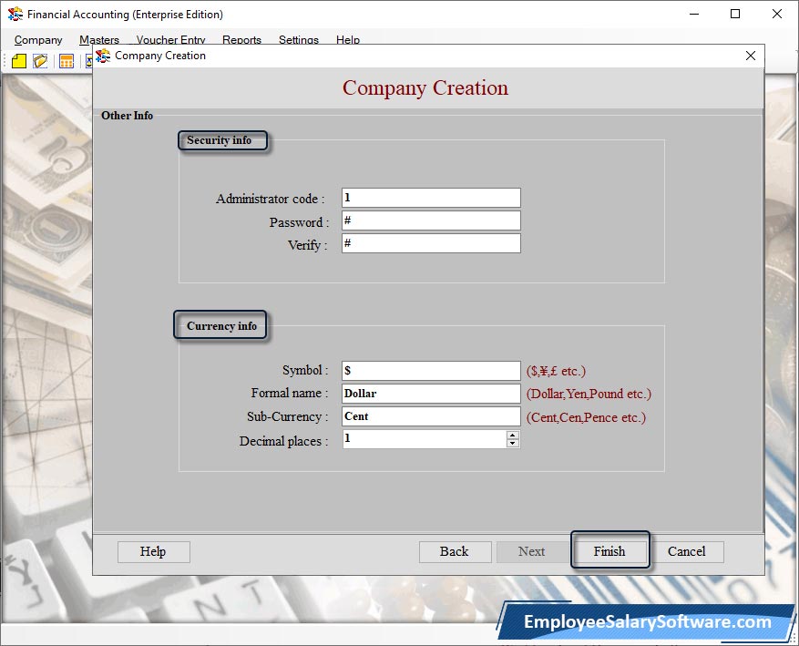 Financial Accounting Software (Enterprise Edition)