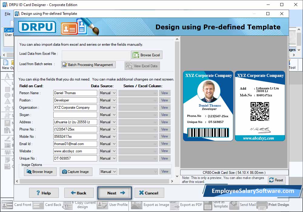  id card Corporate Edition 