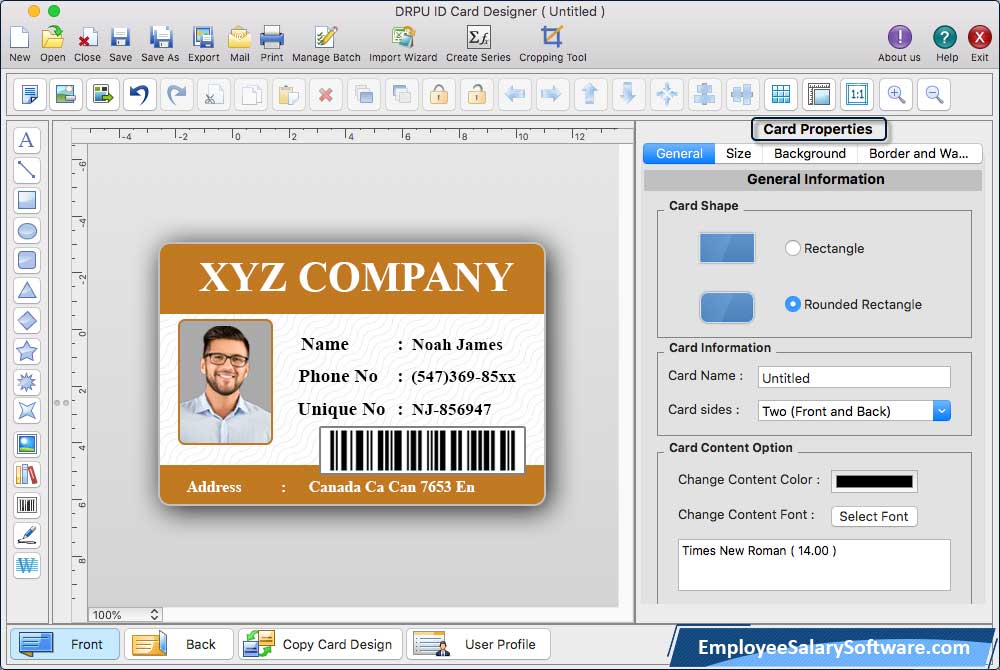 ID Card Designer for Mac