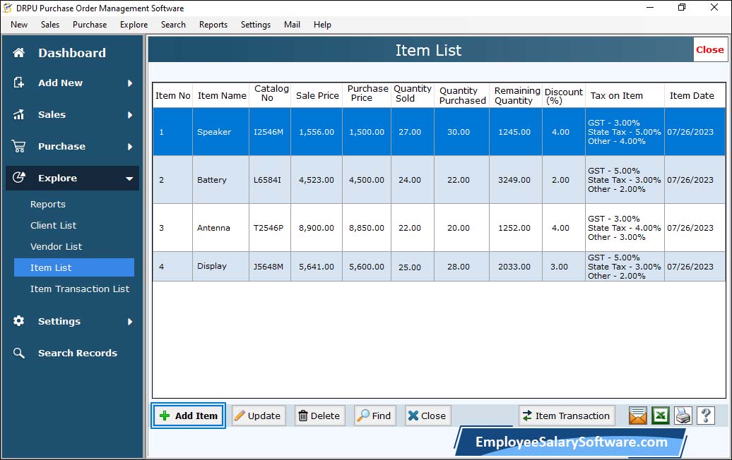 Purchase Order Management Software