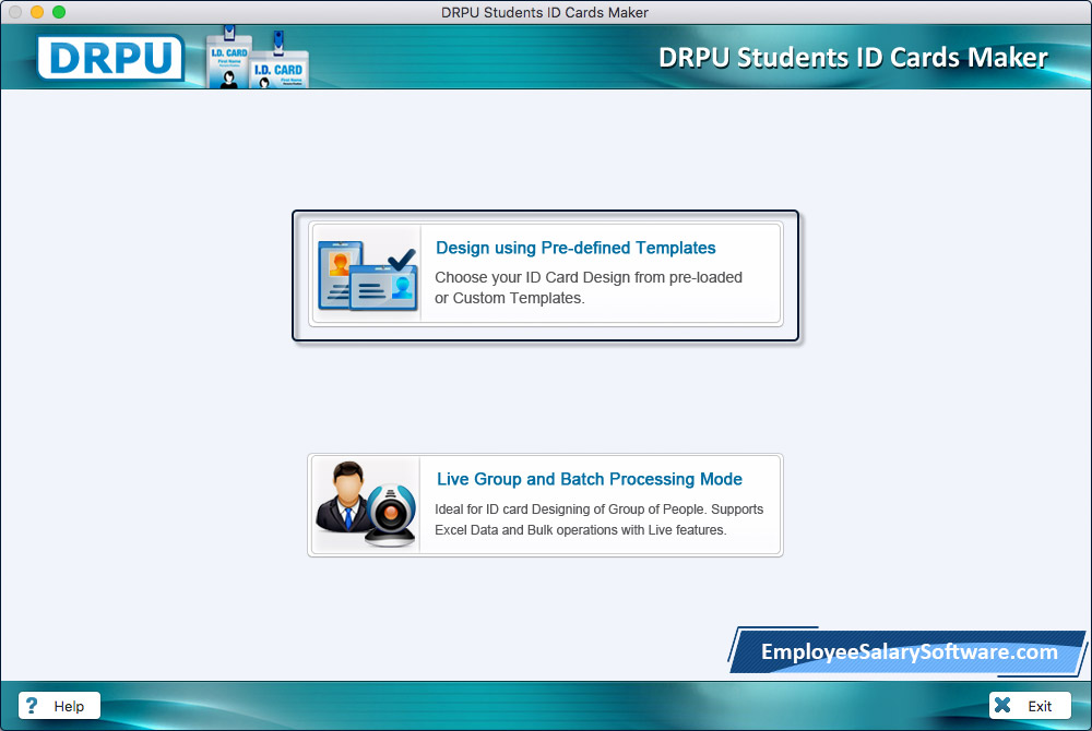 Students ID Cards Maker for Mac